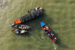 Plávajúce trh Cai Rang na rieke Mekong