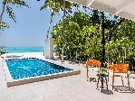 Lagoon beach pool villa, terasa