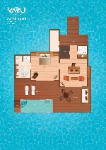 Apartmán pri vode s bazénom