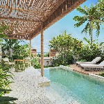 Deluxe vila, čiastočný výhľad na more