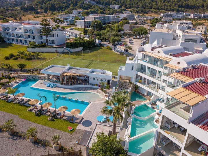 Letecký pohľad na hotel 