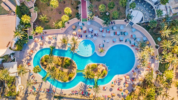 Pohľad na bazén